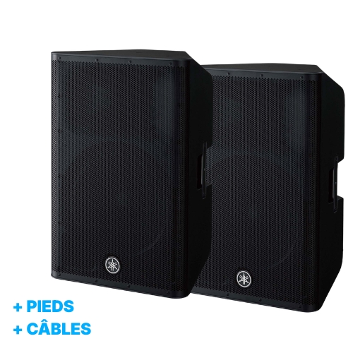 Pack sonorisation Yamaha DXR12mkII deux enceintes